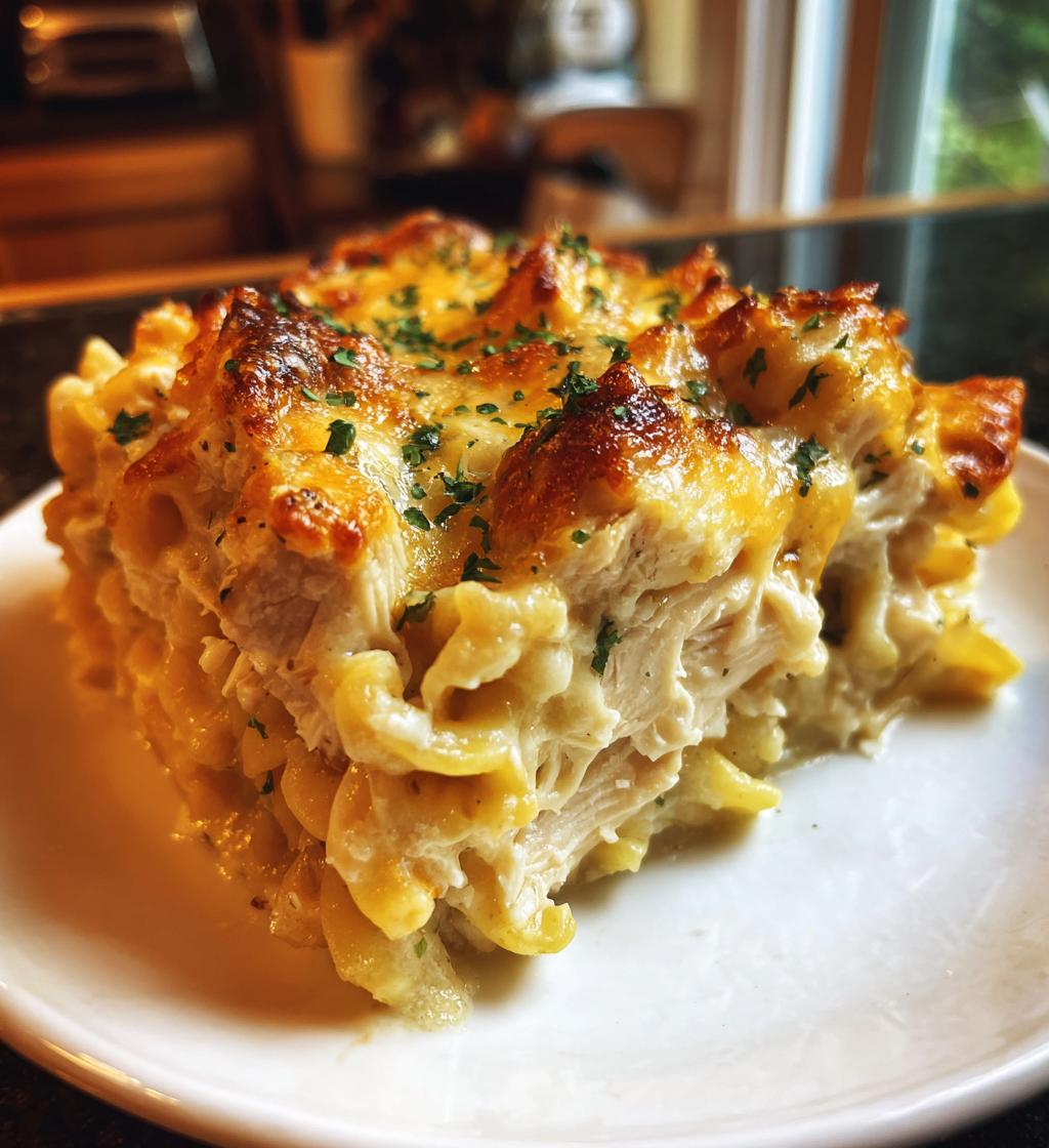 Hühnchen-Nudeln-Auflauf
