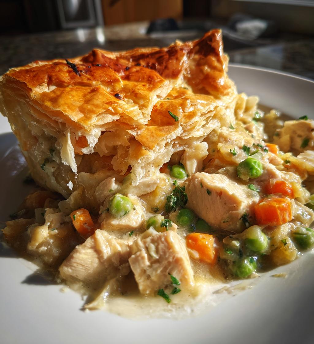 Hühnchen-Pot-Pie aus dem Slow Cooker - detail 1