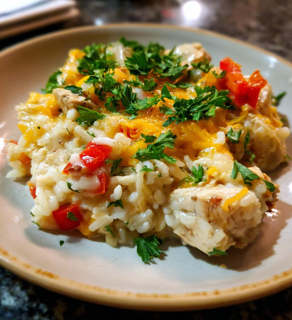 Hühnchen-Reis-Auflauf aus dem Slow Cooker - detail 1