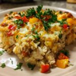Hühnchen-Reis-Auflauf aus dem Slow Cooker