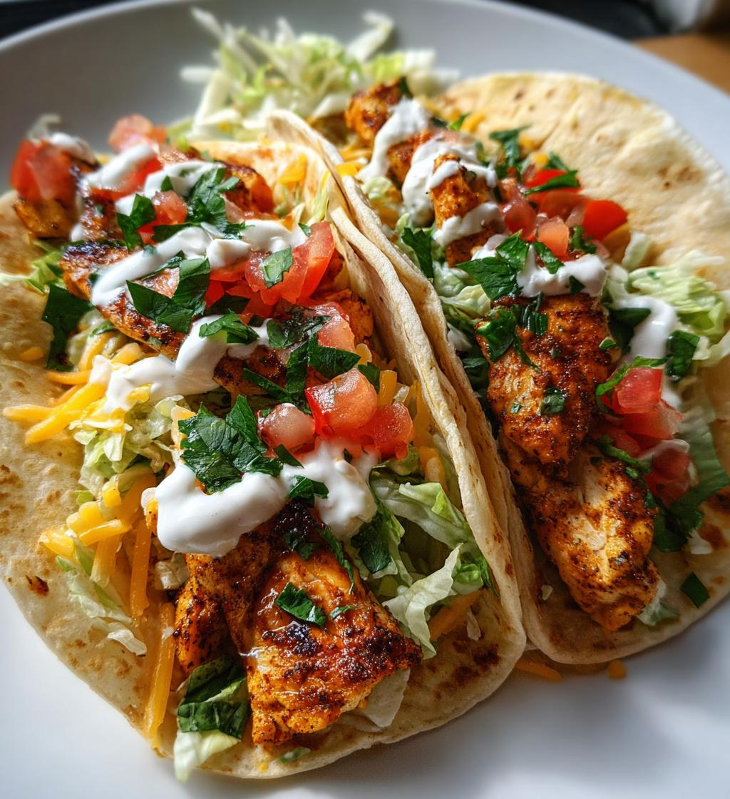 Hühnertacos - detail 1