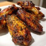 Krosse Hähnchenflügel aus der Heißluftfritteuse