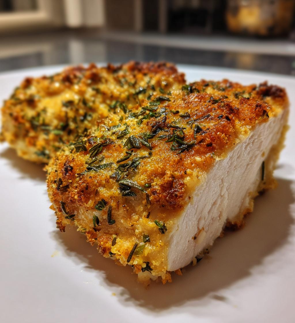 Kräuterkruste gebackenes Hähnchen - detail 3