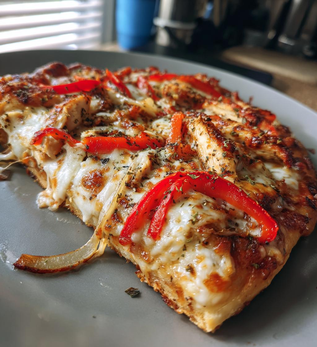 Naan Chicken Pizza