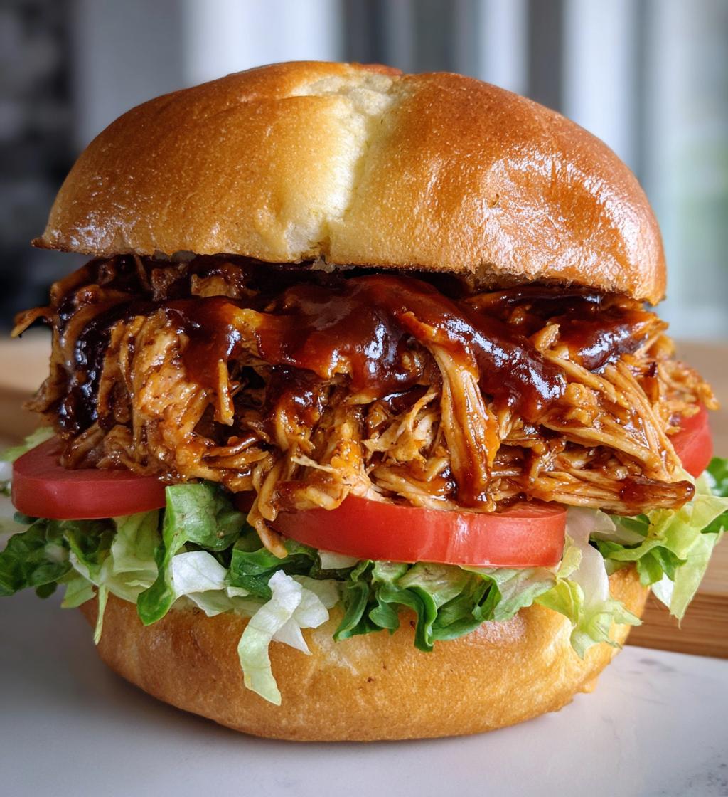 Pulled Chicken Sandwiches - detail 2