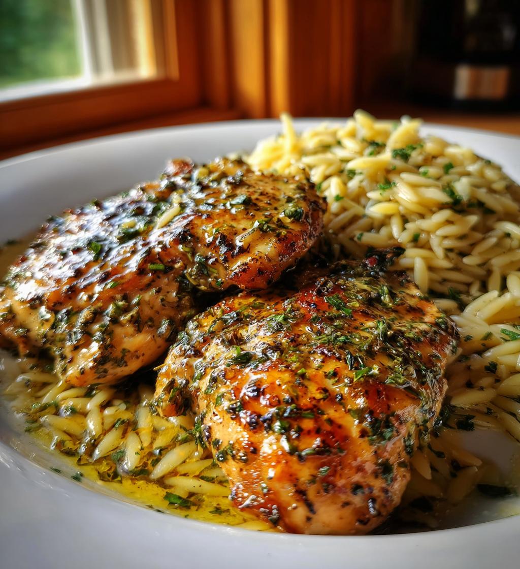 Zitronen-Kräuter-Hühnchen mit Orzo - detail 1