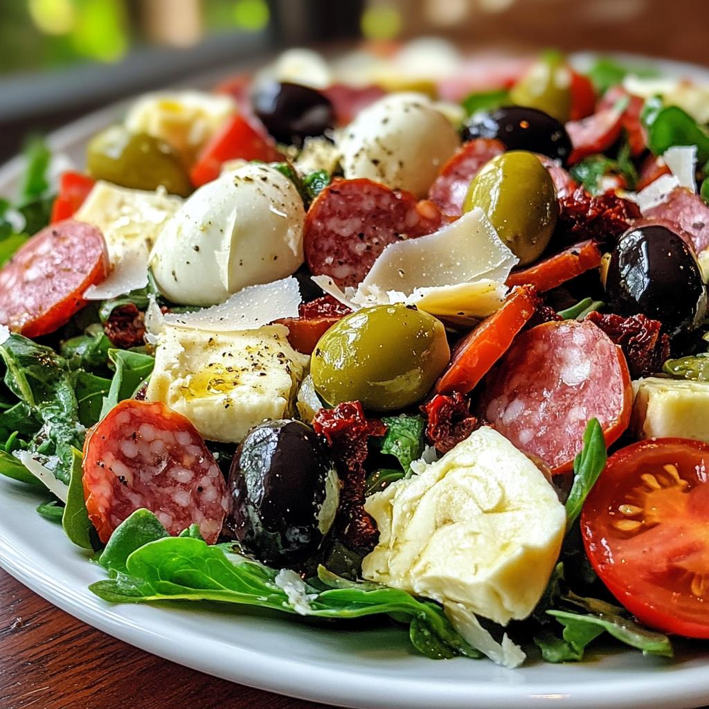 antipasto salad - detail 1