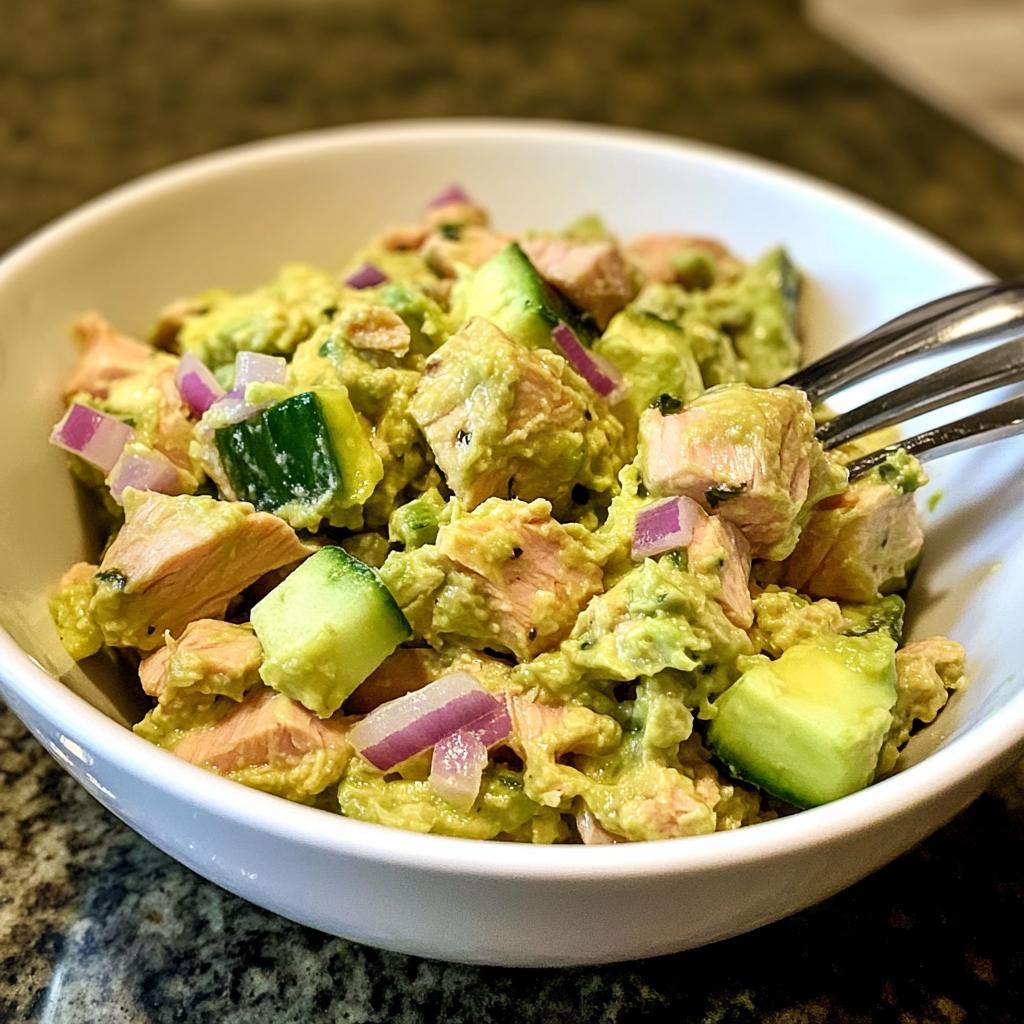 avocado tuna salad blend