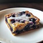 blueberry blondies