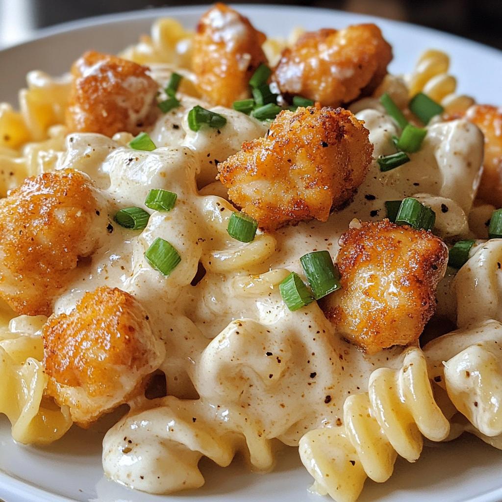 buffalo garlic chicken bites ranch cajun alfredo twisted pasta
