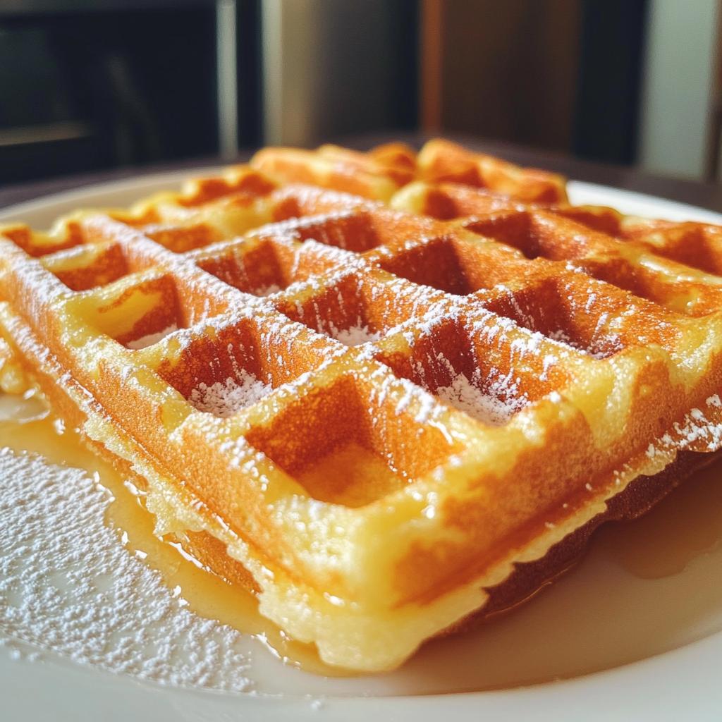 buttery belgian liege waffles