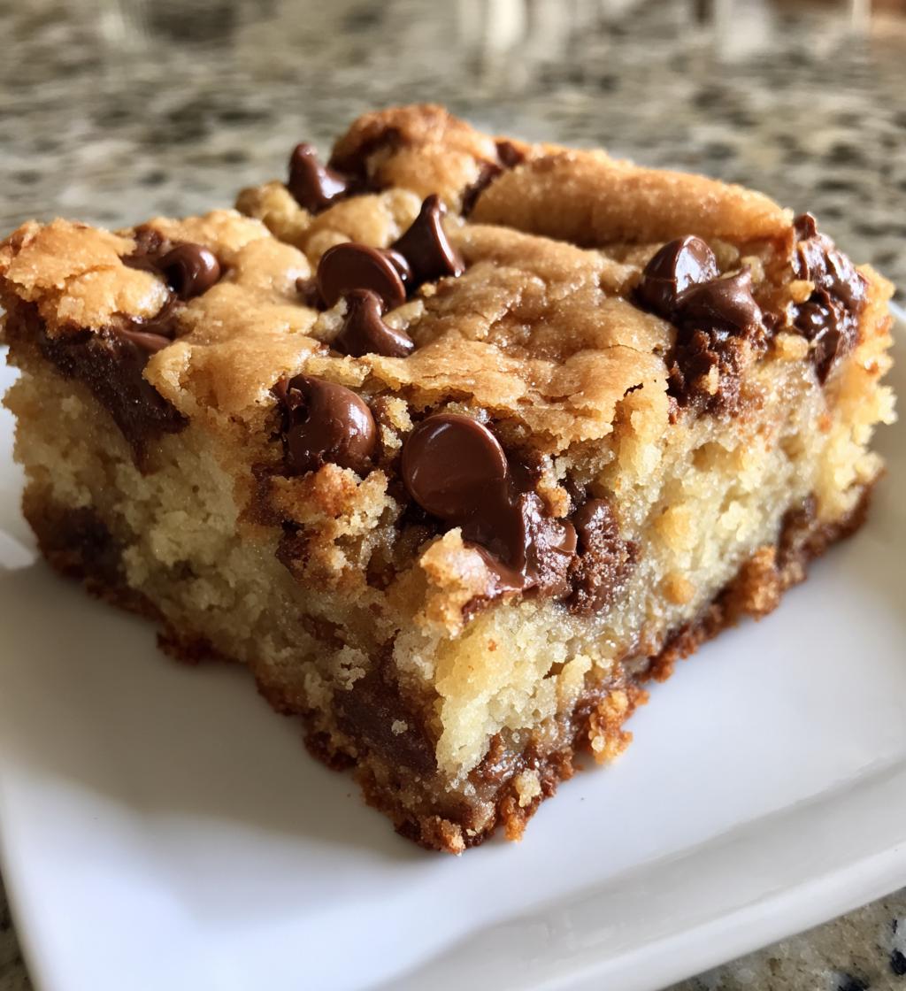 cake mix cookie bars - detail 1