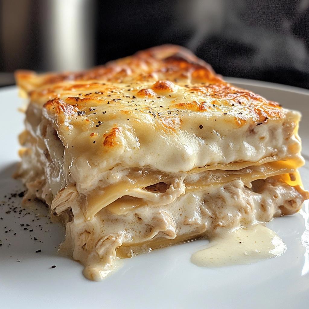 chicken alfredo lasagna