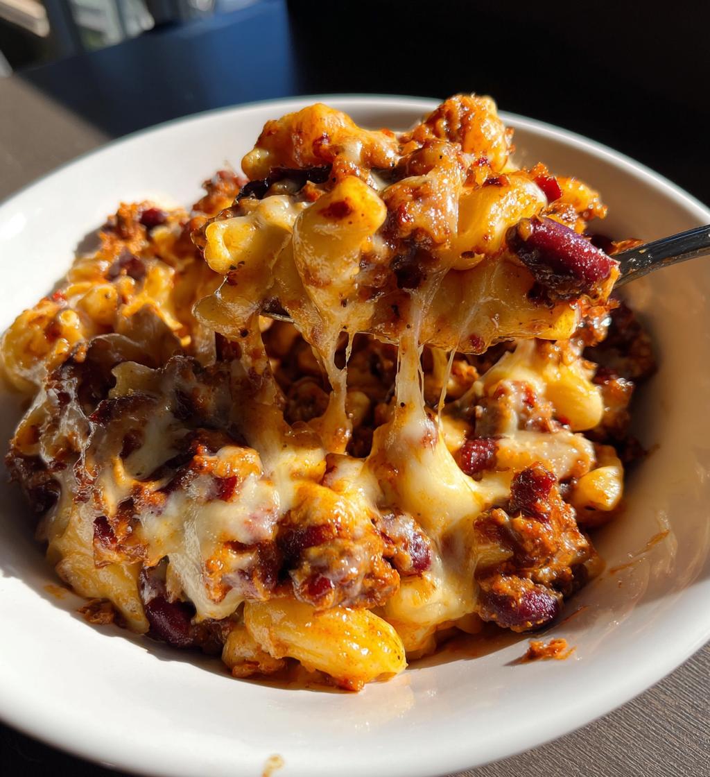 chili mac and cheese - detail 1