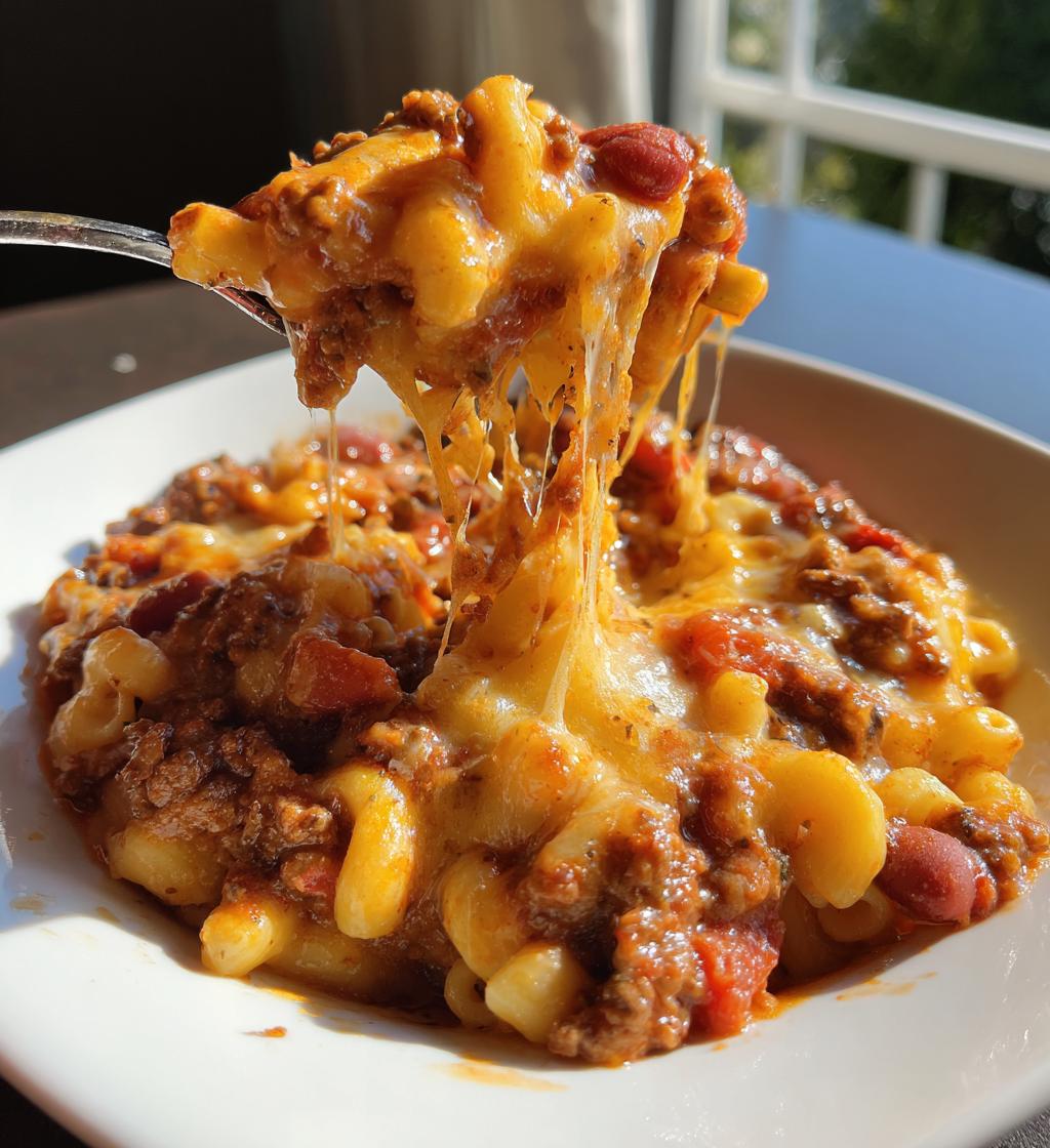 chili mac and cheese