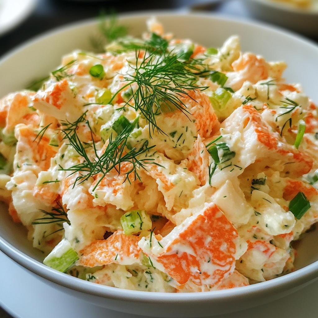 crab salad - detail 1