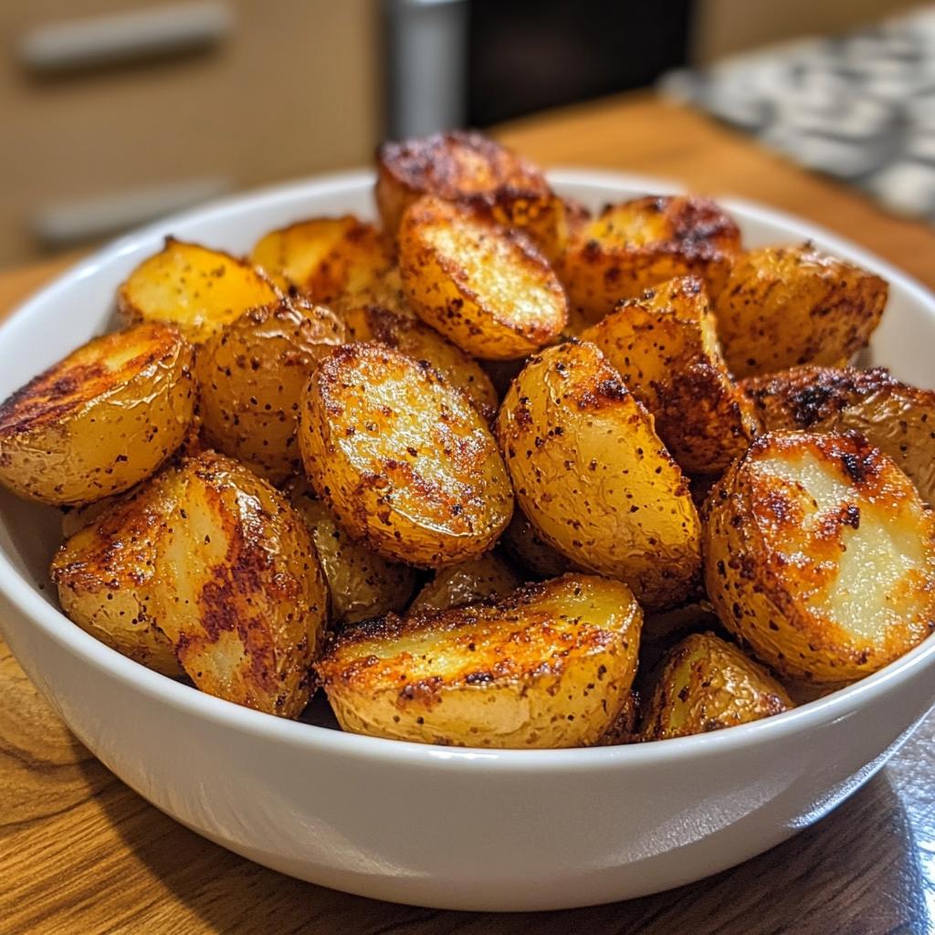 crispy air fryer baby potatoes