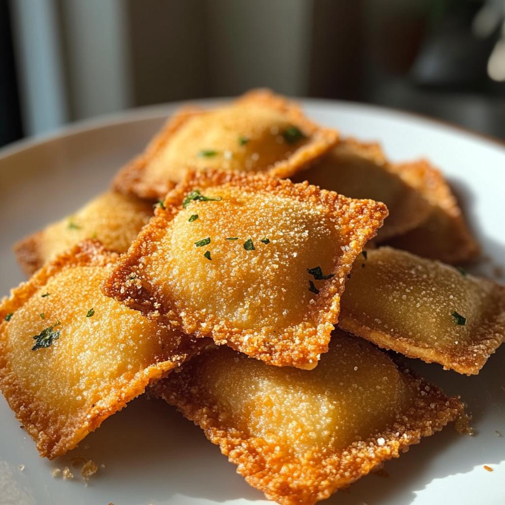 crispy fried ravioli