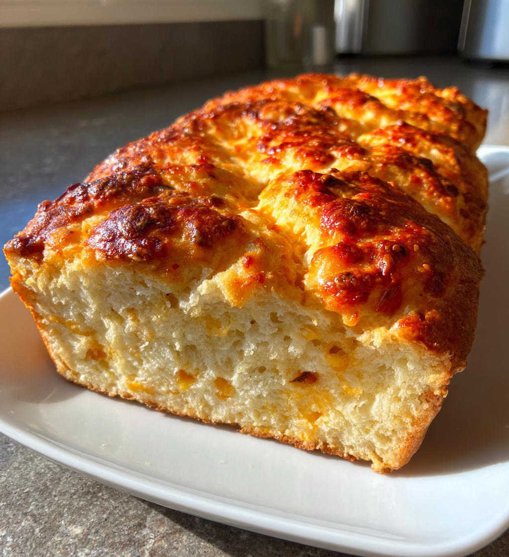 easy cheesy biscuit loaf