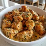 easy garlic butter chicken bites spicy cajun alfredo recipe
