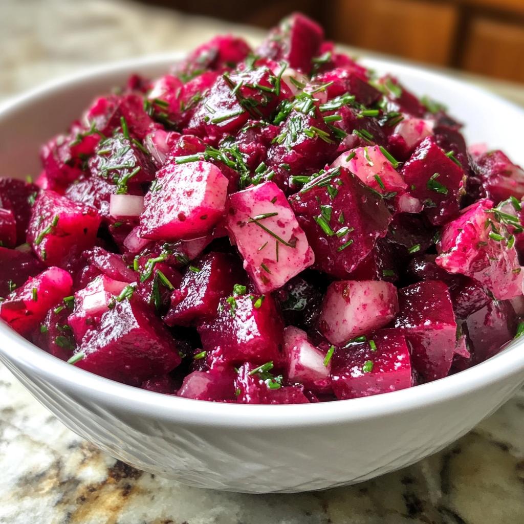 easy russian beet salad recipe - detail 1
