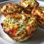 egg white muffins with veggies