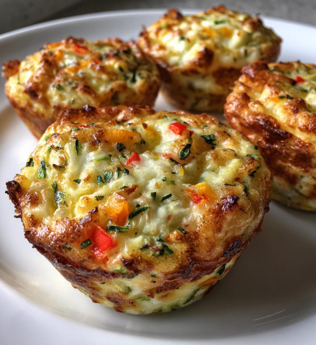 egg white muffins with veggies