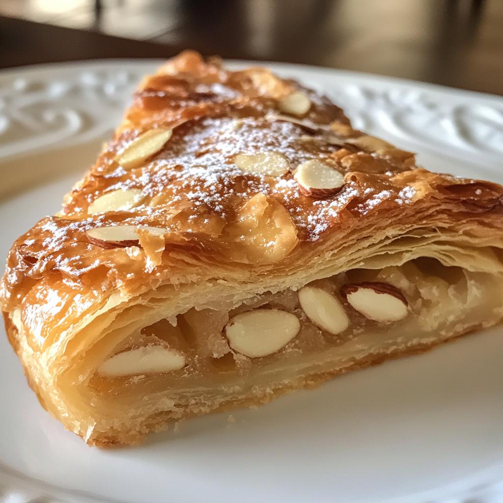 flaky sweet almond pastry - detail 1