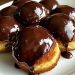 glazed chocolate donut holes