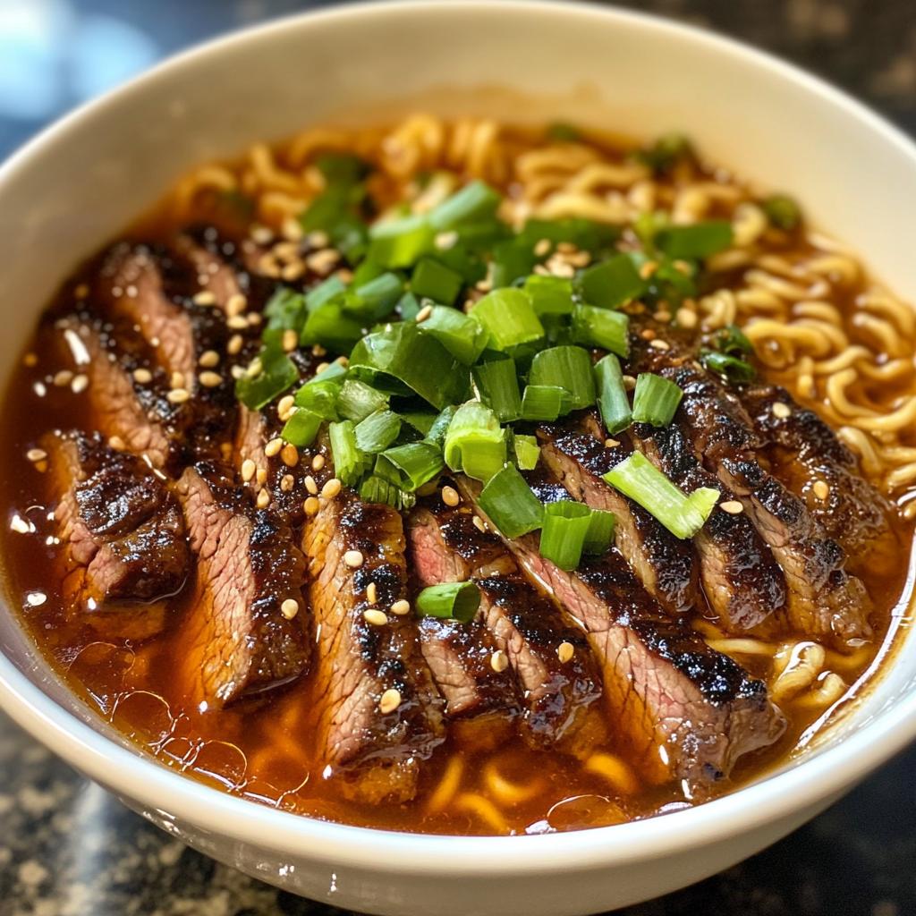 grilled beef korean ramen recipe - detail 1