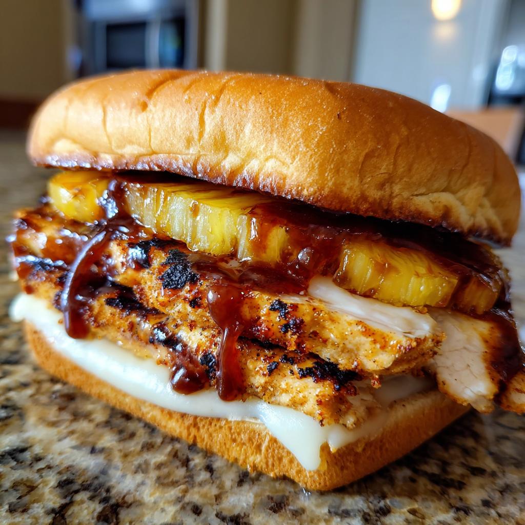 grilled hawaiian chicken sandwiches