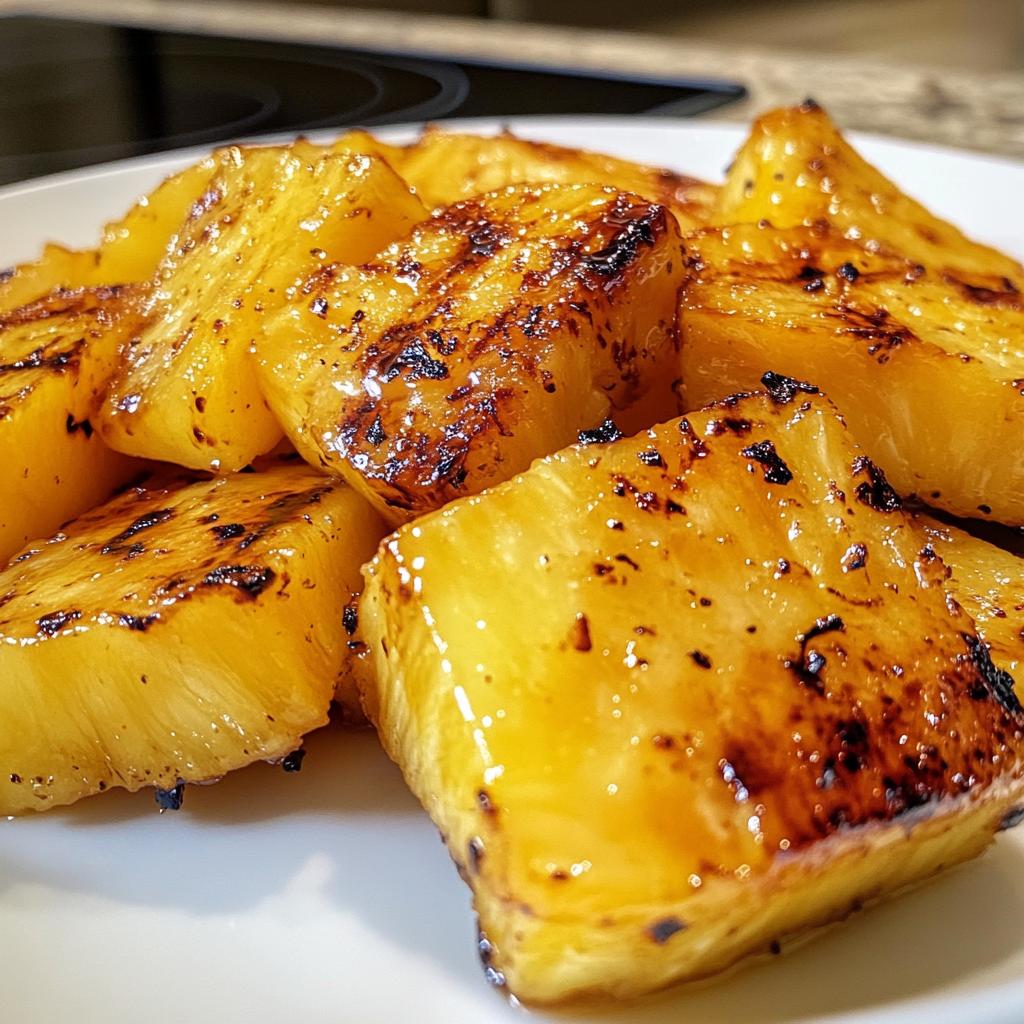 grilled pineapple