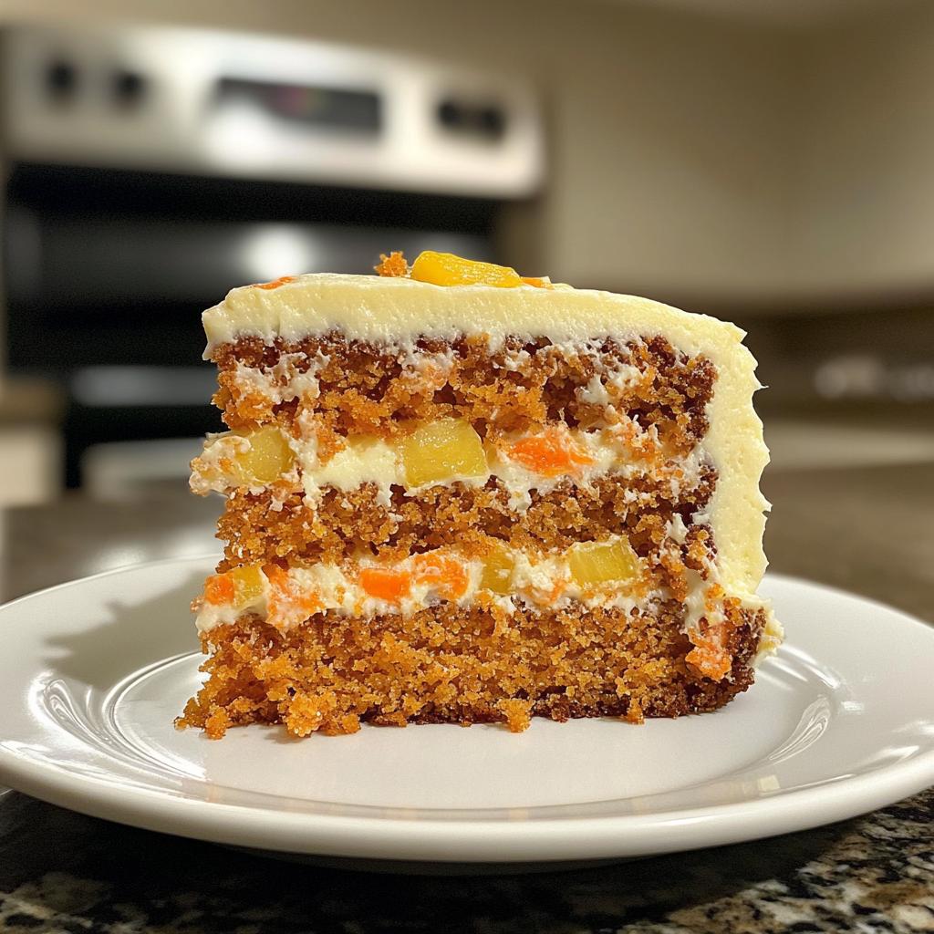 hawaiian carrot pineapple cake - detail 1