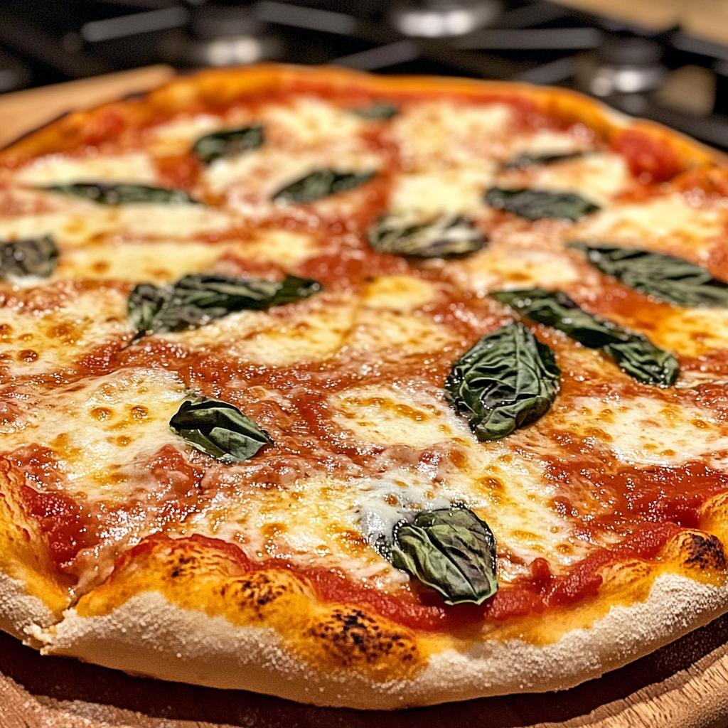 margherita pizza - detail 1