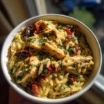 mediterranean creamy chicken orzo