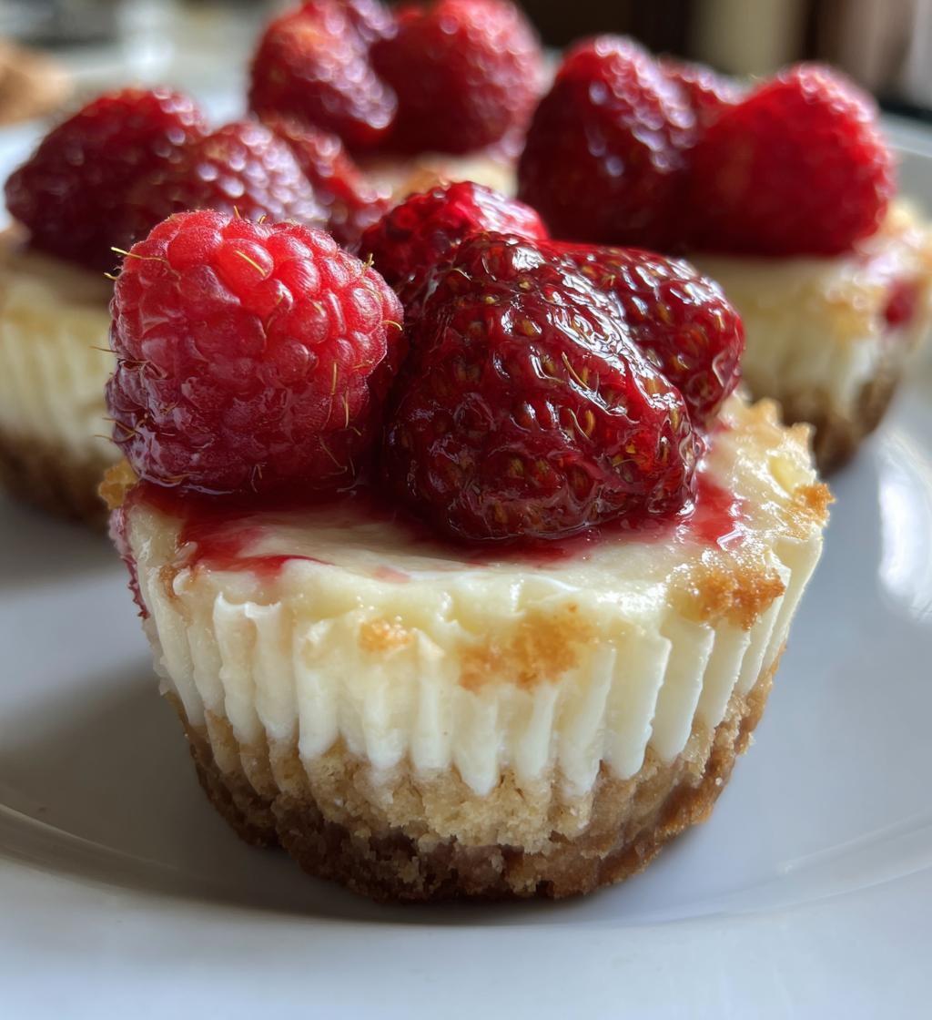 no bake mini cheesecakes - detail 1