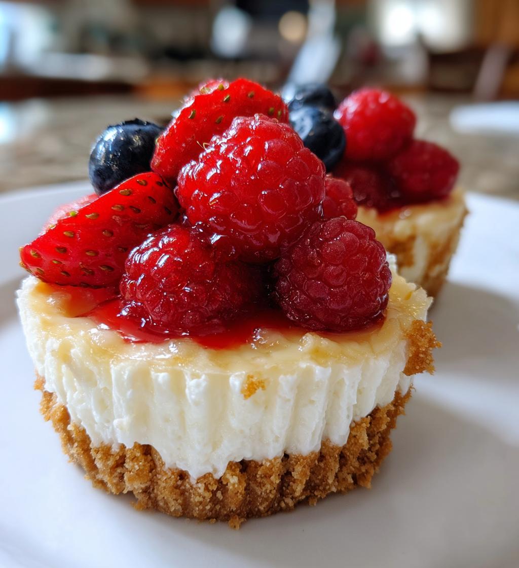 no bake mini cheesecakes