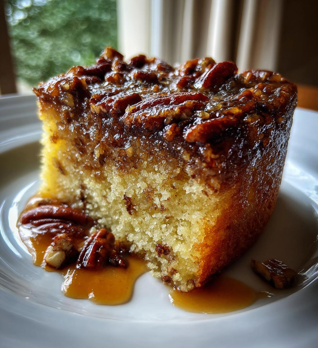 pecan upside down cake