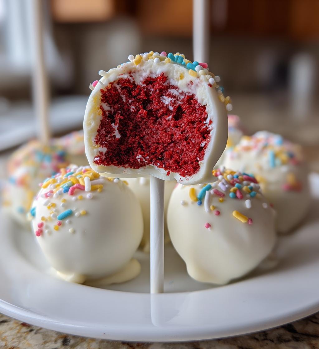 perfect red velvet cake pops recipe