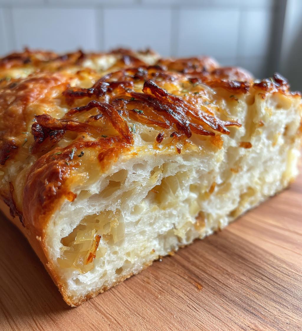 soft cheesy onion bread
