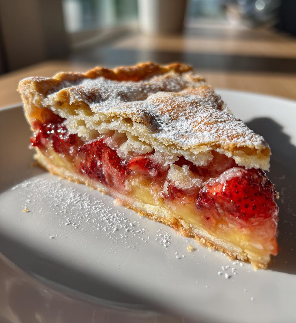 strawberry pop tart pie