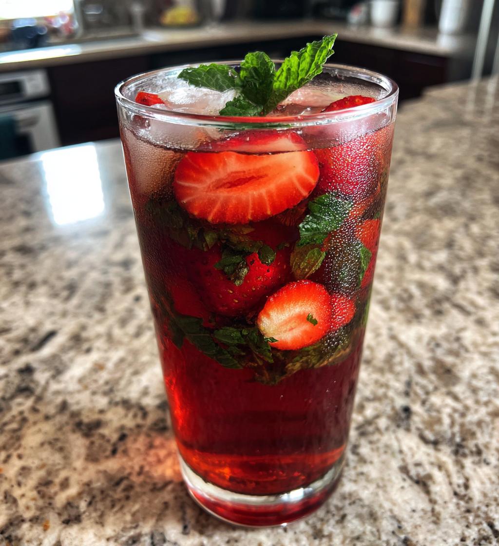 strawberry sweet tea