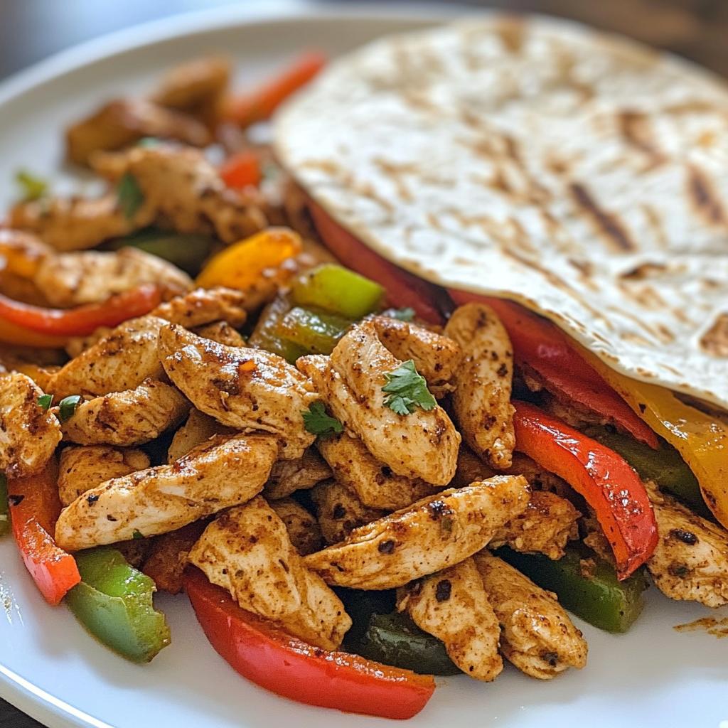 air fryer chicken fajitas