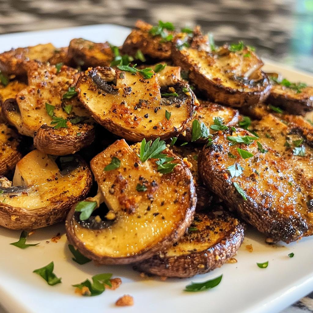 air fryer mushrooms