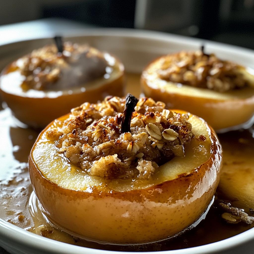 apple crisp baked apples