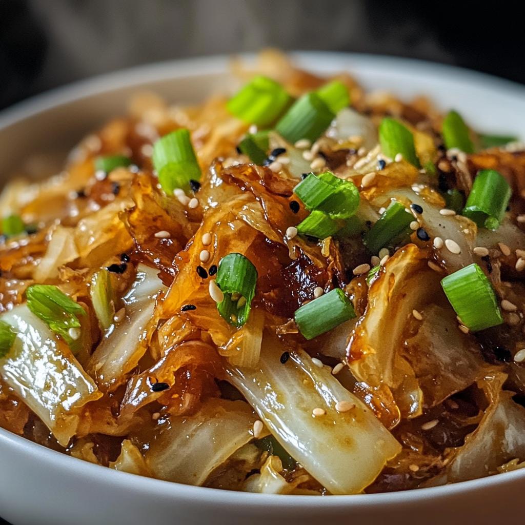 asian cabbage stir fry - detail 1