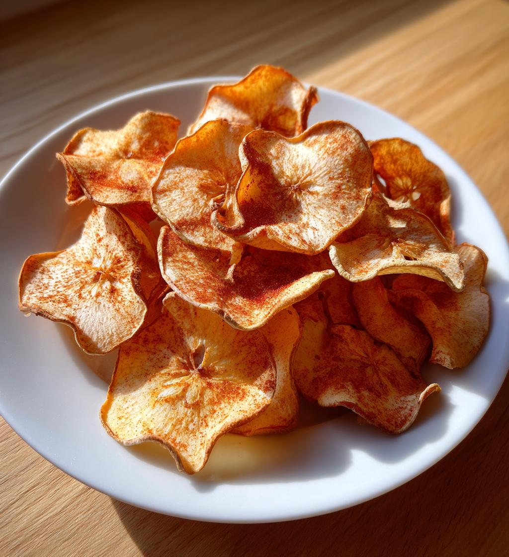 baked apple chips