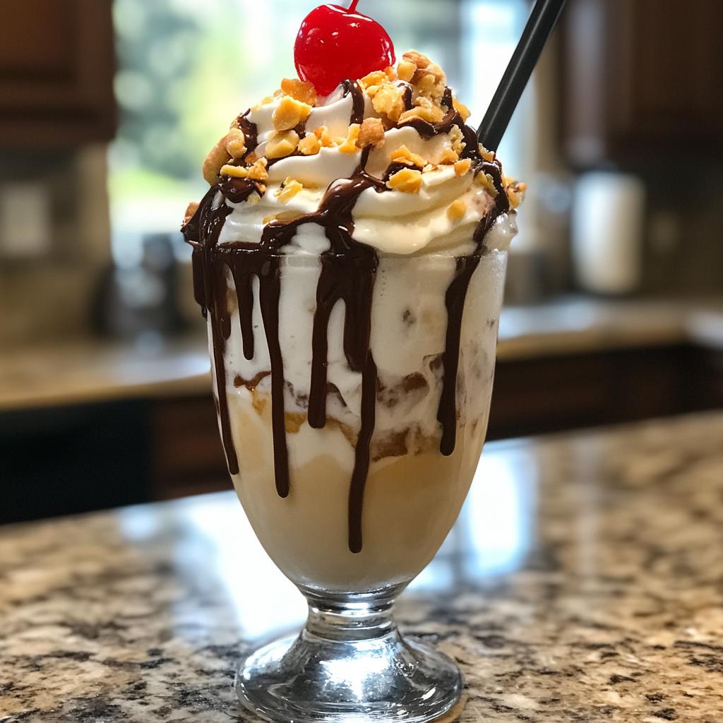banana split milkshakes