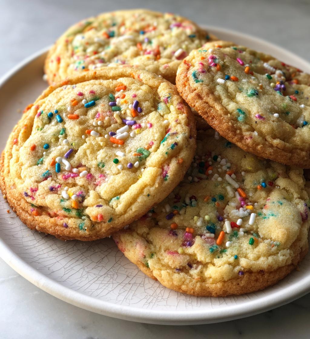 birthday cake cookies - detail 1