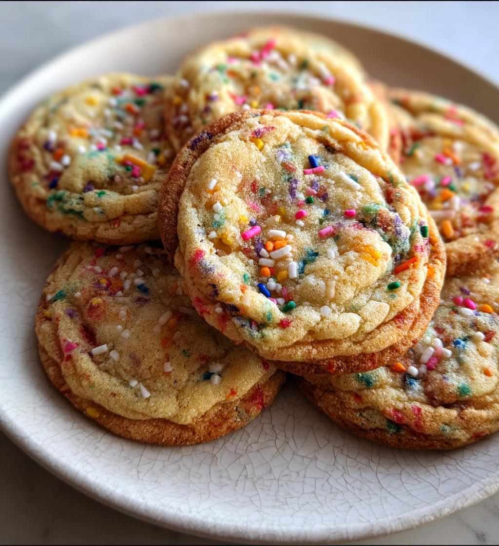 birthday cake cookies